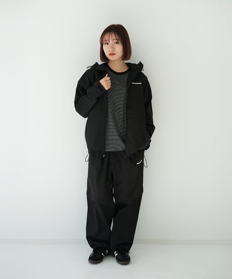 【Black】撥水加工＆2WAY Nylon Pants