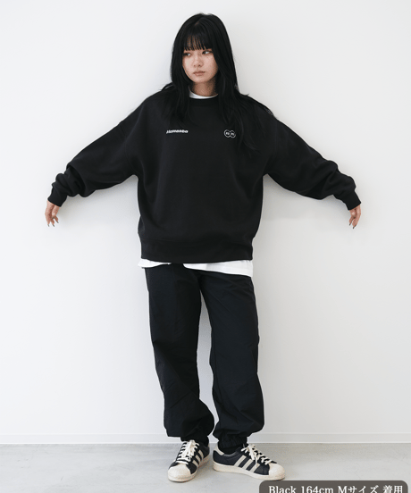【Black】logo sweat