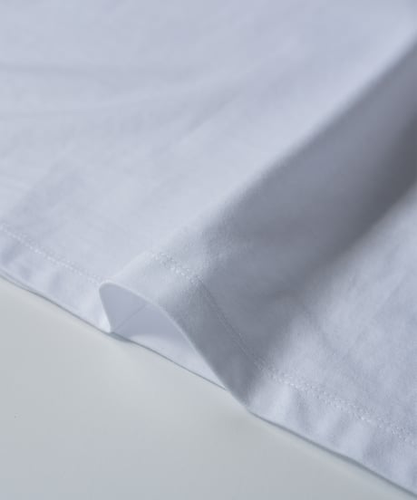 【White】logo tee