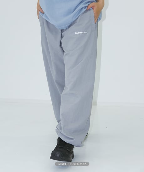 【Gray】nylon track pants