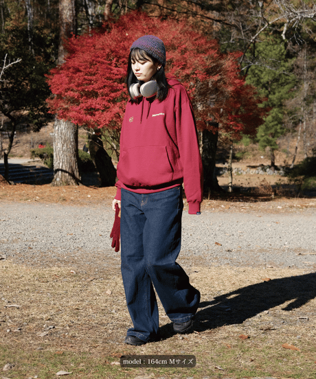 【Red】logo hoodie