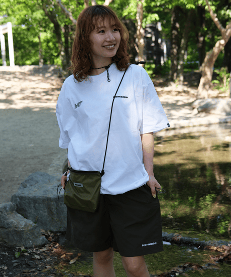 【White】M/T logo tee