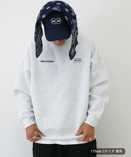 【Gray】logo sweat
