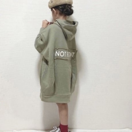 NOT FRONTロングトレーナー