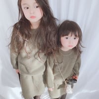 ニットスカートセットアップ