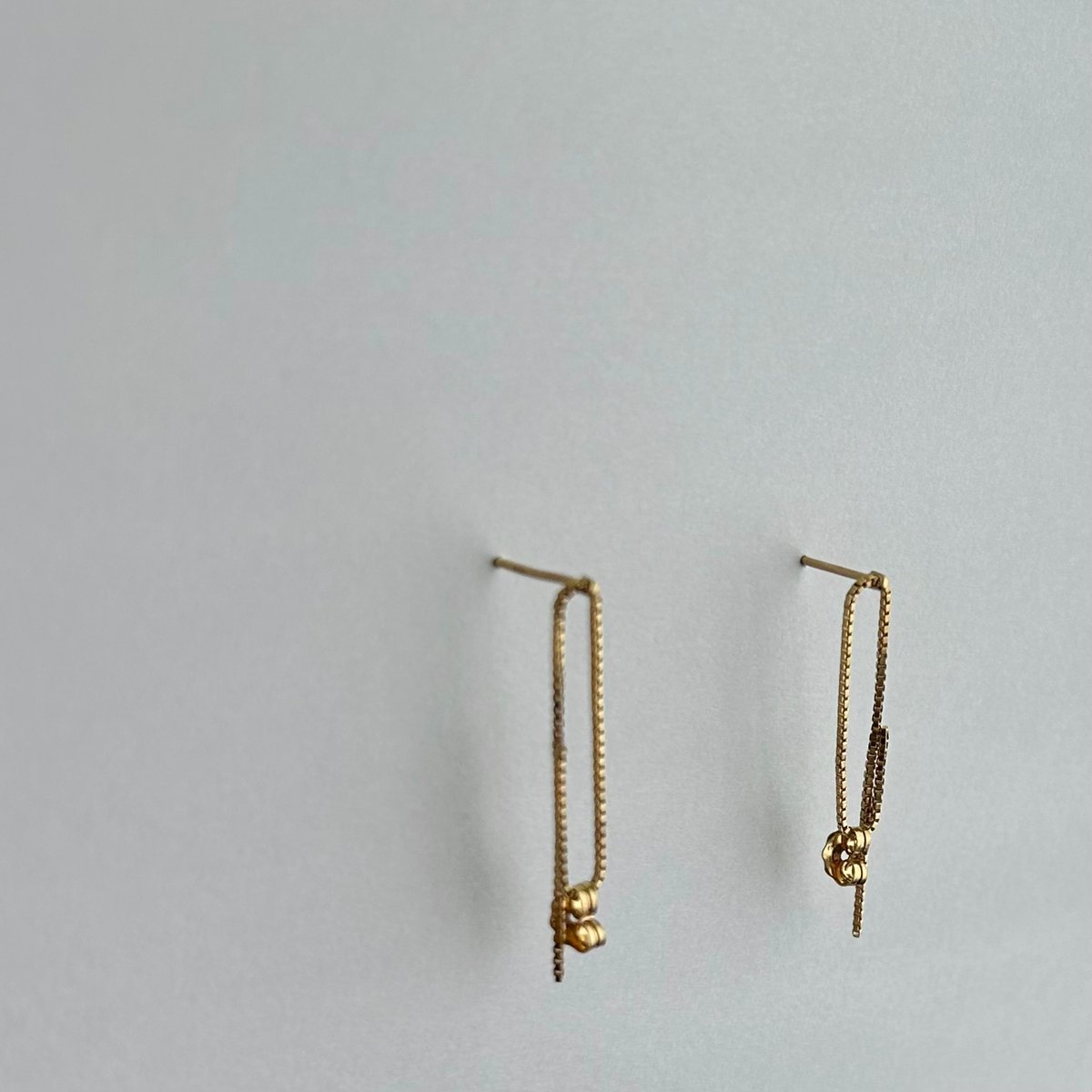 drawing chain ピアス #03 | SAWAKO KATAOKA