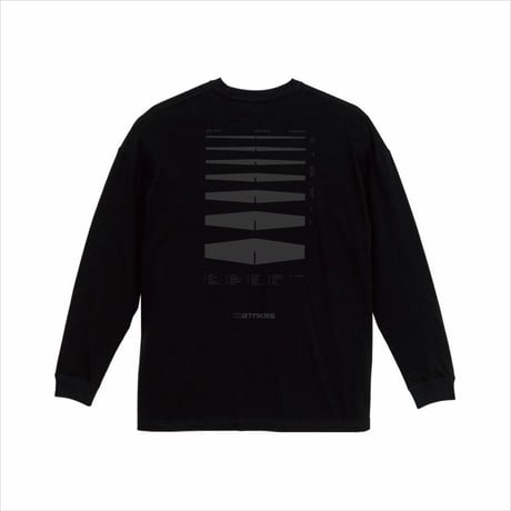BTMKRS PAD LONG BLACK T-shirts（ink: DARK GRAY）