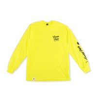 Fresh Pack LONG T-SHIRTS YELLOW（ink: BLACK）