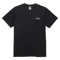 Logo Pocket T-SHIRTS BLACK（ink: WHITE）