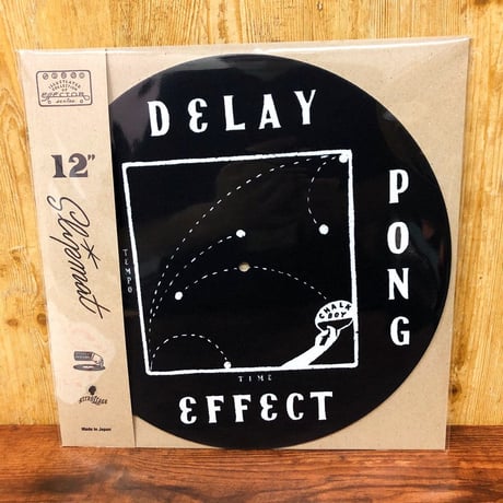 CHALKBOY x astrollage 12" SLIPMAT DELAY（BLACK & WHITE）
