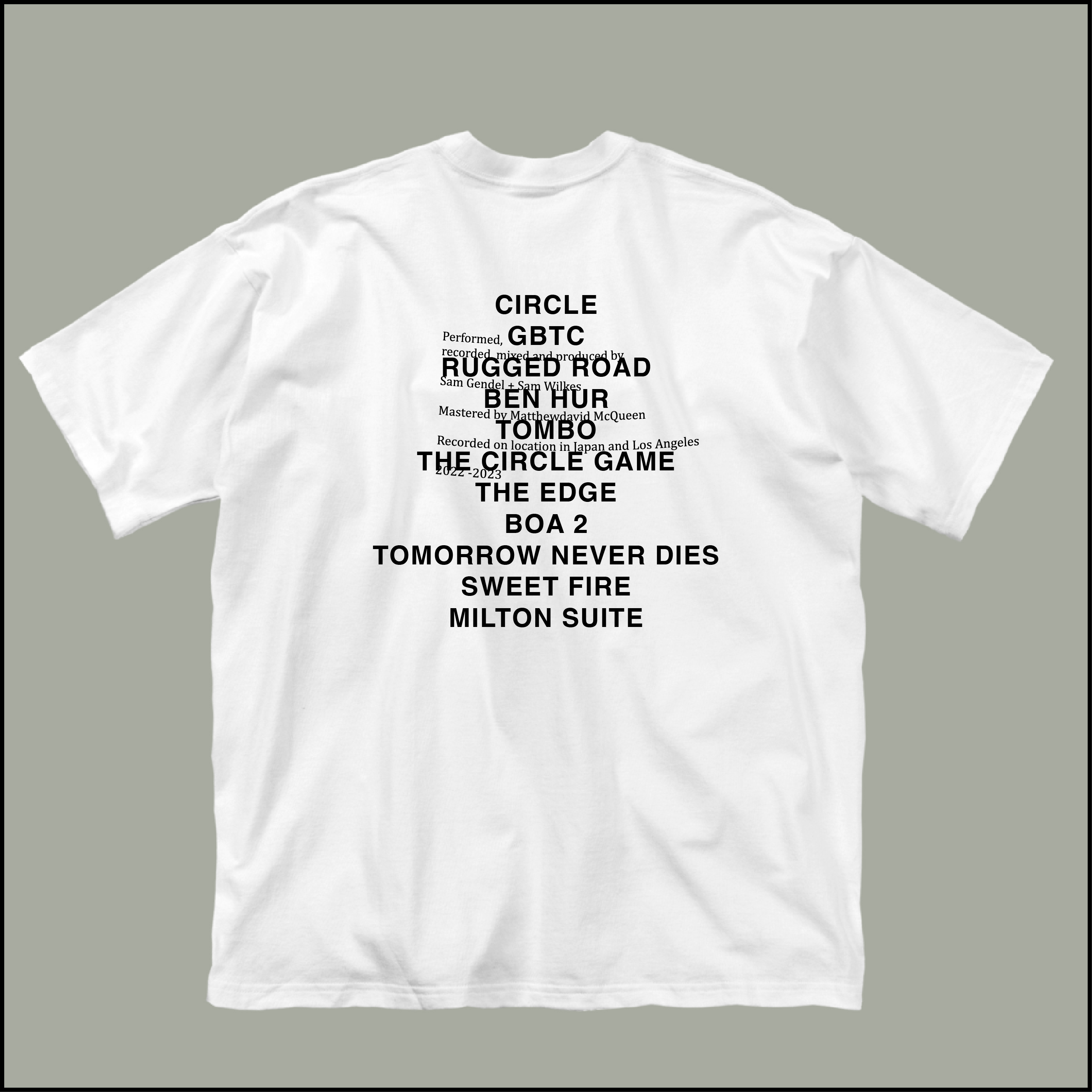 TOUR Tシャツ sam gendel & sam wilkes original
