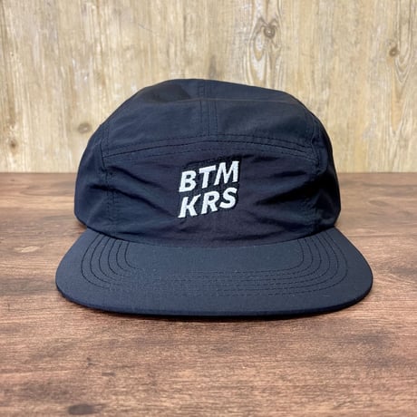 BTMKRS DIAGONALLY LOGO NYLON CAP（BLACK）