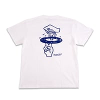 Fresh Pack T-SHIRTS WHITE（ink: NAVY）