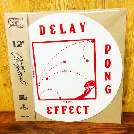 CHALKBOY x astrollage 12" SLIPMAT DELAY（WHITE & RED）