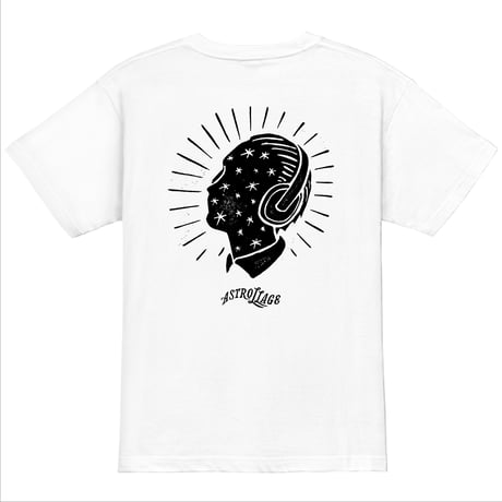 Logo Pocket T-SHIRTS WHITE（ink: BLACK）