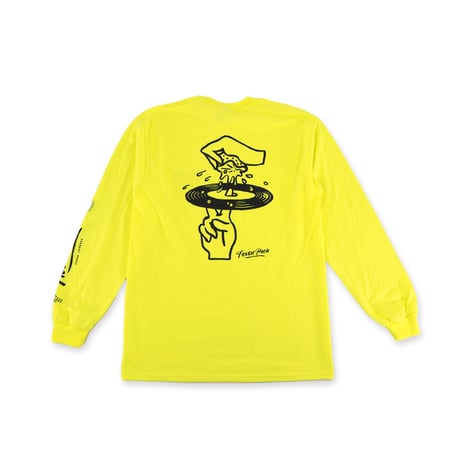 Fresh Pack LONG T-SHIRTS YELLOW（ink: BLACK）