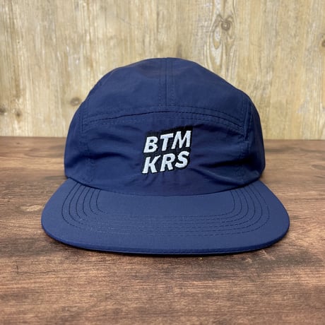 BTMKRS DIAGONALLY LOGO NYLON CAP（NAVY）