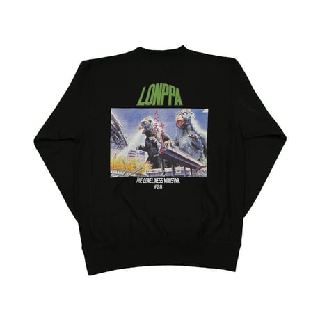 LONELY論理#28 13oz HEAVYWEIGHT "KAIJYUU LONPPA" CREW NECK