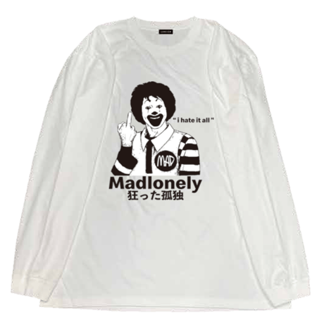 LONELY論理#36 "MAD LONELY" HEAVY OZ LONG SLEEVE