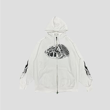 LONELY論理 DOKURO ZIP HOODIE
