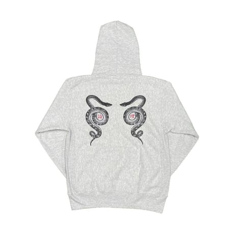 LONELY論理#28 13oz HEAVY WEIGHT "HEBI MIEAT KUU" HOODIE