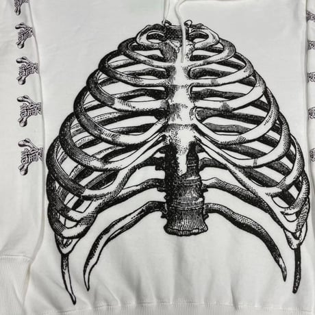 LONELY論理#24 論理BONES HOODIE