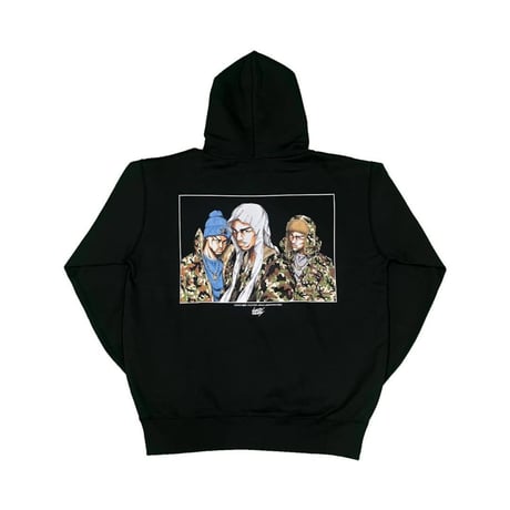 LONELY論理×VAZVERT "HIPHOP" HOODIE
