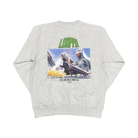 LONELY論理#28 13oz HEAVYWEIGHT "KAIJYUU LONPPA" CREW NECK