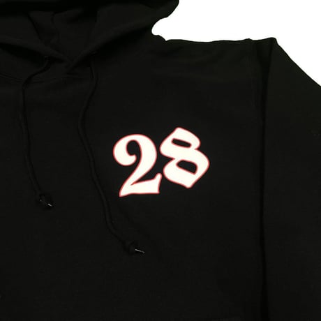 LONELY論理#28 13oz HEAVY WEIGHT "SKY28" HOODIE