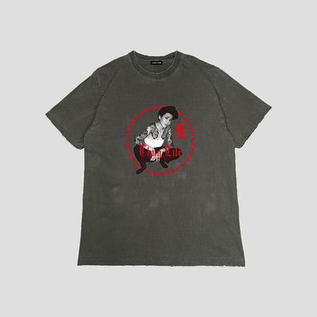 LONELY論理#35 THUG LIFE VINTAGE TEE