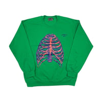 LONELY論理 SPOT COLORED BONE CREW SWEAT