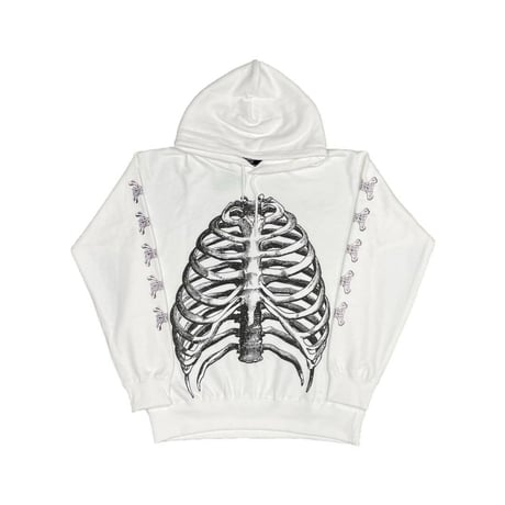 LONELY論理#24 論理BONES HOODIE