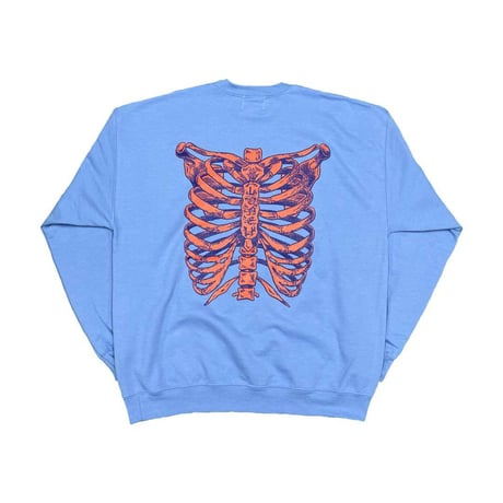 LONELY論理 SPOT COLORED BONE CREW SWEAT