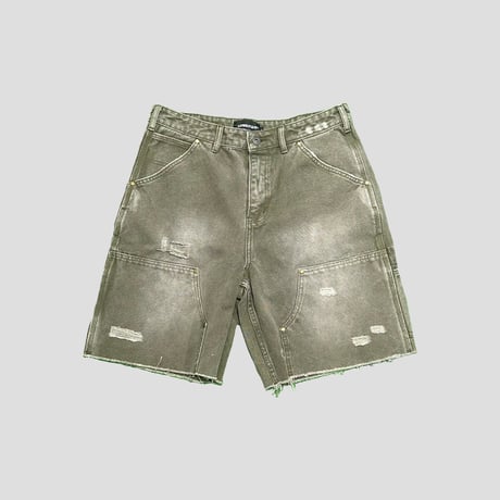 LONELY論理 SPOT DOUBLE KNEE SHORTS
