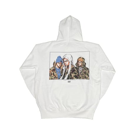 LONELY論理×VAZVERT "HIPHOP" HOODIE