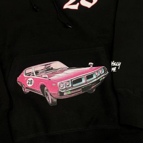 LONELY論理#28 13oz HEAVY WEIGHT "SKY28" HOODIE