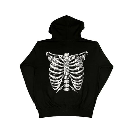 LONELY論理#24 論理BONES HOODIE