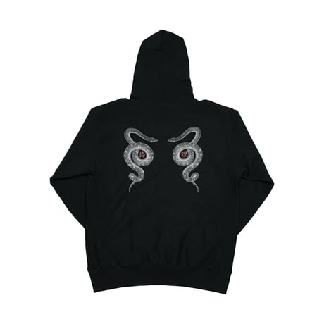 LONELY論理#28 13oz HEAVY WEIGHT "HEBI MIEAT KUU" HOODIE