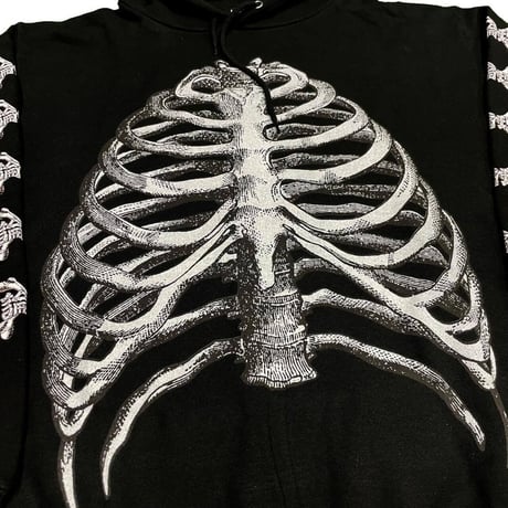 LONELY論理#24 論理BONES HOODIE