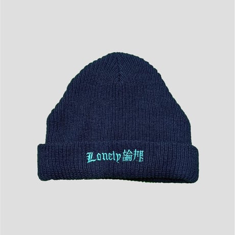 LONELY論理SPOT LOGO BEANIE