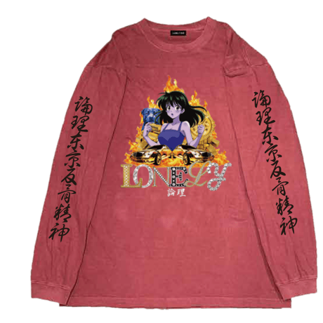 LONELY論理#36  "ANIMESM" HEAVY OZ LONG SLEEVE