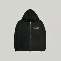 LONELY論理#37 "KISS MY ASS" HEAVY WEIGHT ZIP HOODIE