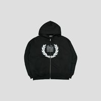 LONELY論理 SPOT "論LAUREL" ZIP HOODIE // SHORT LENGTH