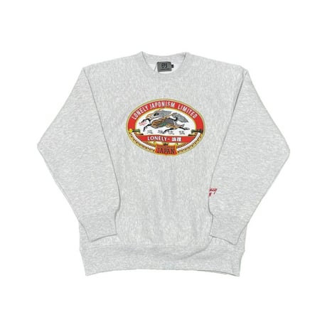 LONELY論理#28 13oz HEAVYWEIGHT "AKA LABEL" CREW NECK