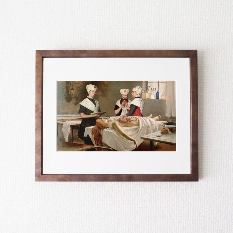 Art print/複製画「 Three Girls in the Morgue 」2017