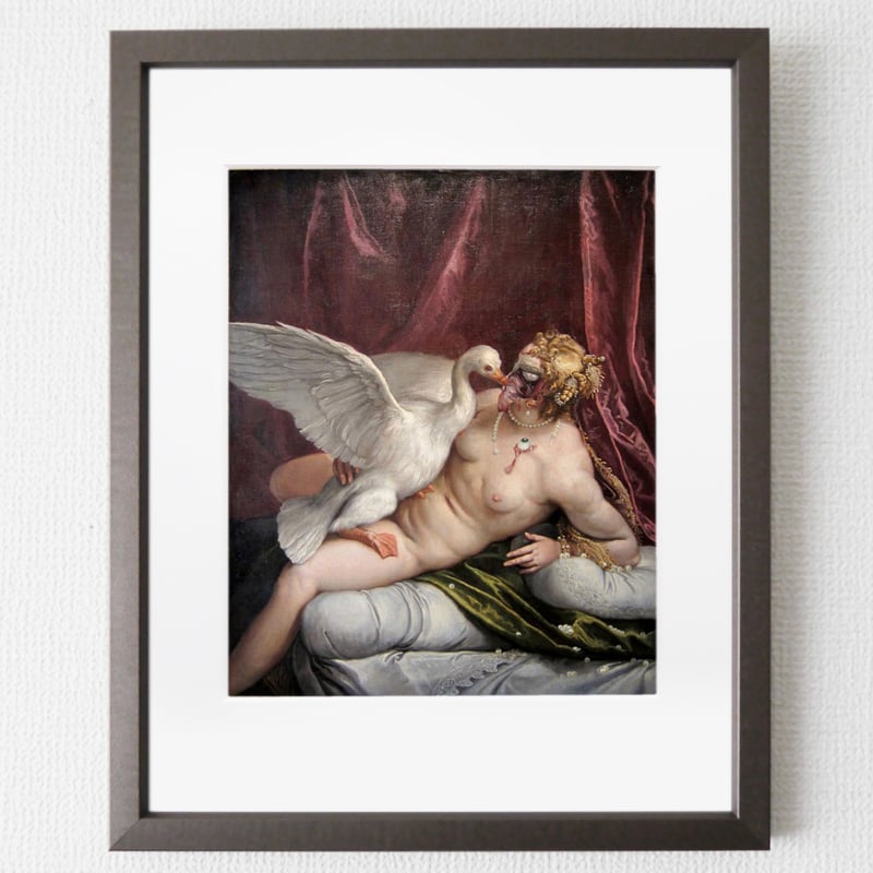 Art print/複製画「 Leda and the Swan」2017 | Eimi's