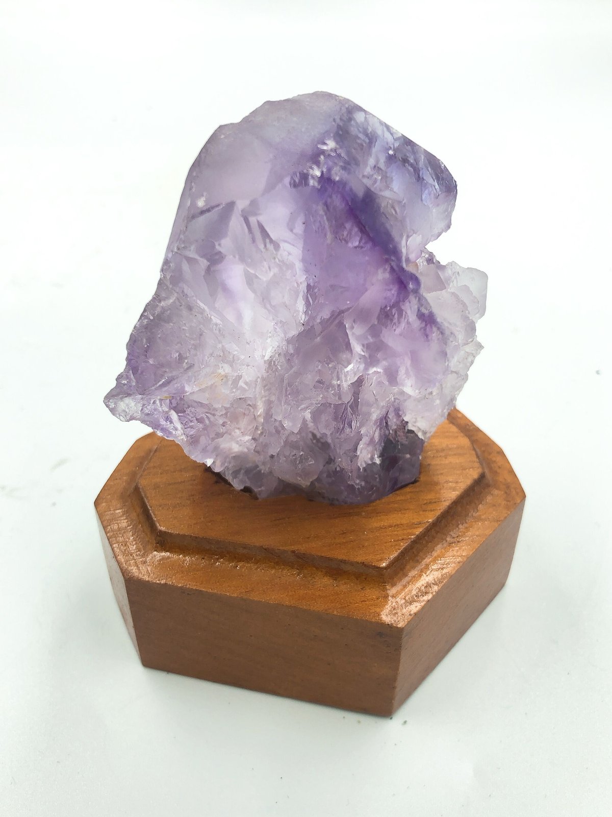 エッチドアメジスト ポイント原石【台付】 | MYSTone