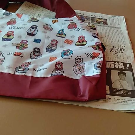 マトリョーシカ・買い物トートバック