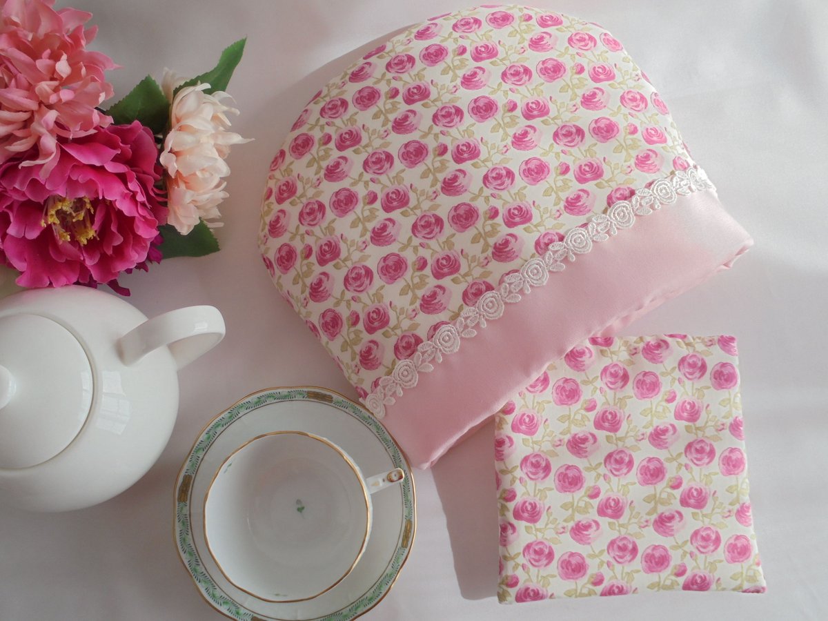 リバティ ローズマリーティーコゼー ふわふわもこもこ マシュマロ