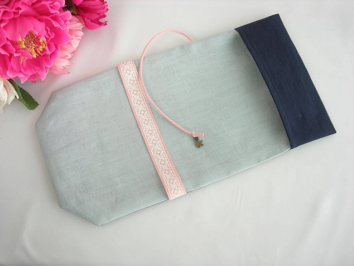 n＊様手刺繍辞書カバー聖書カバーティッシュケース花袋巾着お受験